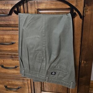 Dockers Olive Green Cotton Trousers